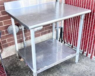 Stainless Steel Prep Table