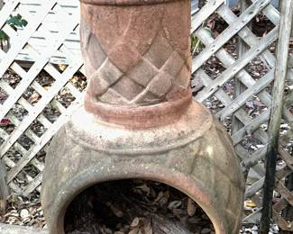 Large Terracotta Chiminea
