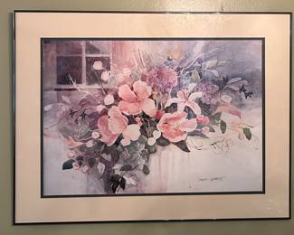 Pastel Watercolor Print-By Dalina Darton 1986