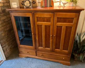 Entertainment Cabinet. Available for presale $150.