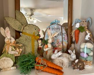 Easter Decorations - Lots of Bunnies!