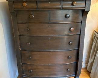 Antique Claw Footed Highboy Dresser. Available for presale $495.