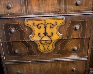 Art deco tall dresser