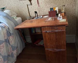 Rustic Desk w/ Branch Side