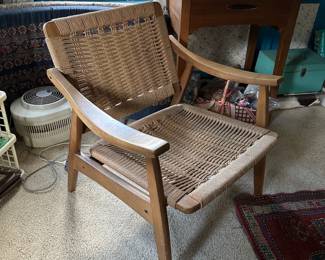 Mid Century Rope Arm Chair