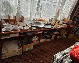 Dishes, Linens, Cards