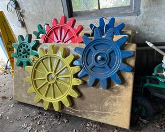 Woolworth's 3 Panel Light Up Sprocket Wall Display