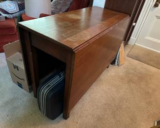 Antique Oak Drop Leaf Table