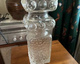Mid Century Art Glass Vase By Jan Gabrhel