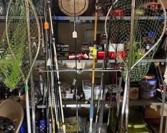 Fishing Rods , Fishing Nets , Minow bucket