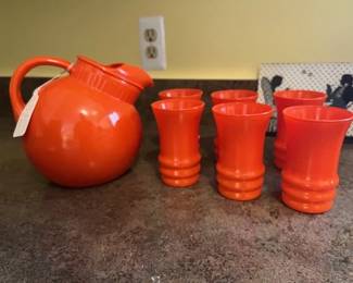 Vintage 1940s Anchor Hocking Fire King Rainbow set
