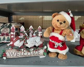 Christmas door signs ,, Christmas Bear