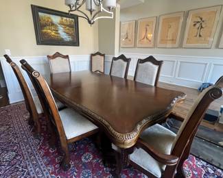 Dining room table and chairs