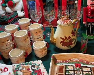 Christmas, Santa mugs