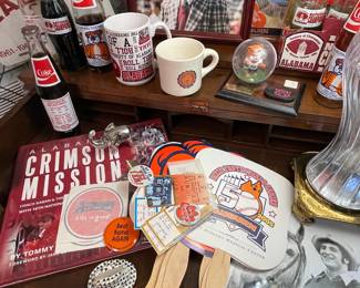 U of A, Auburn memorabilia 