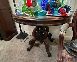 Victorian  oval table