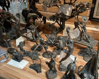 Bronze statues by Mark Hopkins