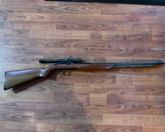 22 Cal. With Scope by J.C. Higgins