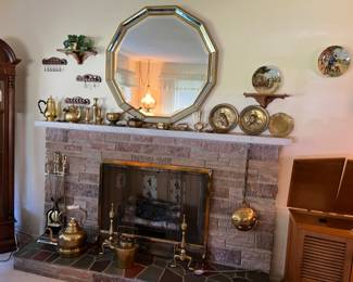 Great selection of older brass.