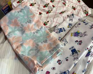 Just a snippet of the many boxes of fabric