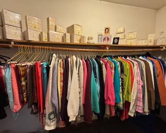 Sweaters, Blouses, Jackets, Scarves