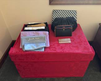 Red Velvet Container, Purses