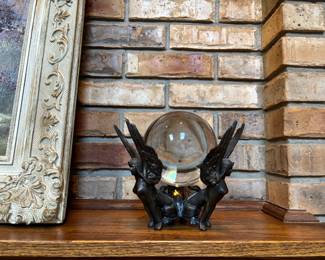 Black Art Nouveau Sculpture