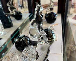 Baccarat Pcs on Pedestals