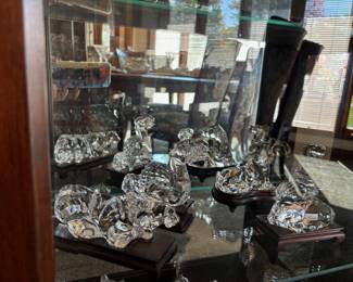 Various Baccarat Pcs w/Pedestals