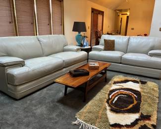 Leather Sofa and Love Seat