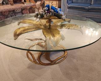 Arthur Court Gilded Lily Coffee Table