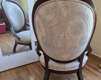 19th Century Hand Carved Victorian Parlor Chairs