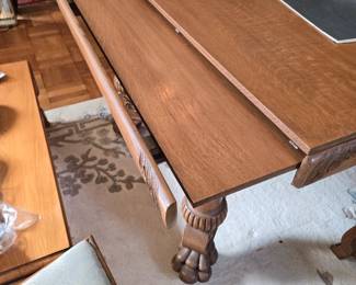 19th Century Dining Room Table with 6 Chairs
