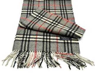 Burberry Vintage Check Cashmere Scarf - Authentic