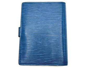 Louis Vuitton Blue Epi Agenda PM - Authentic