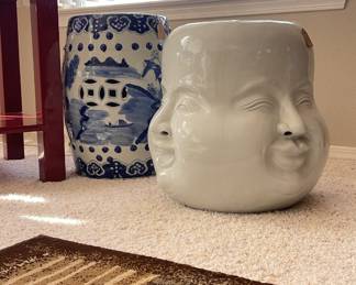 Ceramic accent tables 