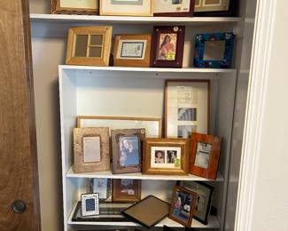 Large lot of brand new picture frames.  