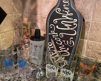 Bar decor and Barware