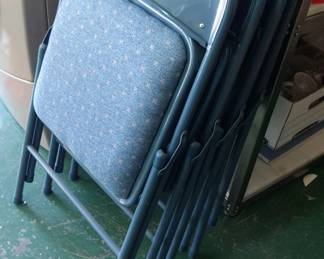 4 Metal Folding Chairs