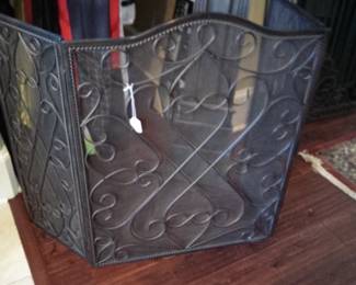 Very nice Tri-fold Fire Screen.
