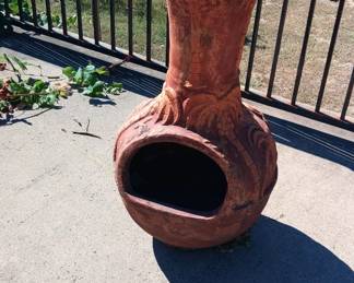 Nice Terra Cotta Chiminea