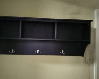 Wet Room Coat hanger and Storage.