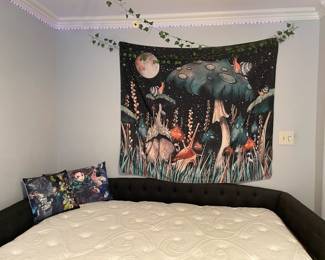 Wall hanging or throw.  Fun pillows