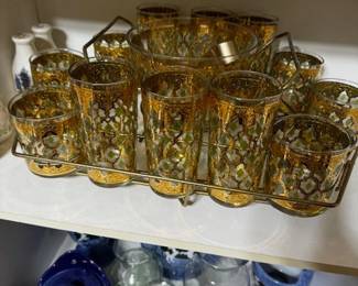 Vintage glassware. 