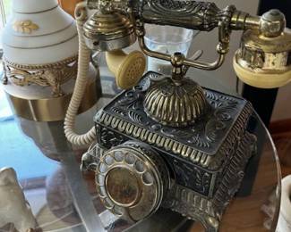 Metal Rotary phone 