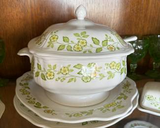 Petit Flora Soup Tureen with  laddle