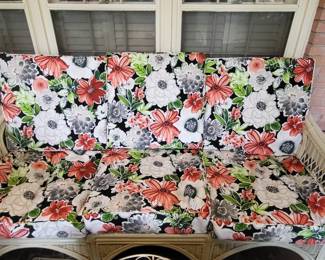Ficks Reed patio furniture with cushions