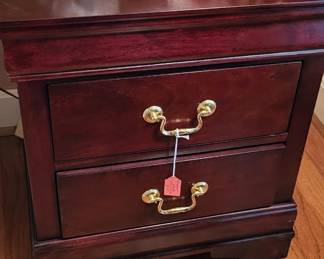 Cherry wood side table