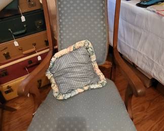Upholstered rocking chair
