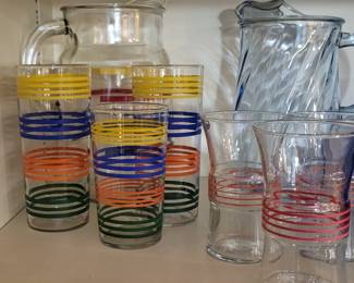 Vintage glassware